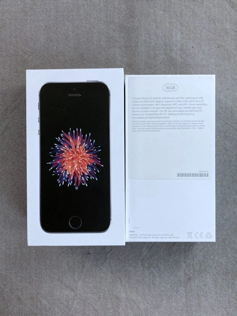 BOX ONLY - Apple iPhone SE (1st Gen) 16 GB Empty Box, 2016, OEM